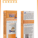 Nitro Canada Sunscreen Foundation Cream SPF 50+ – Fond de Teint Solaire